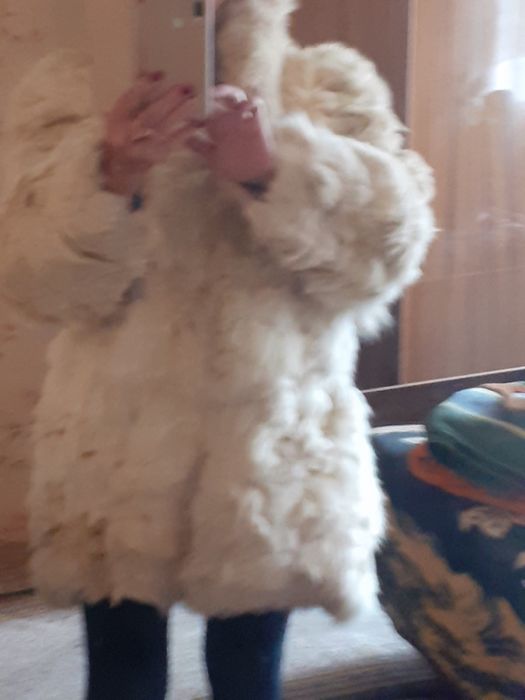 Палто от полярна лисица