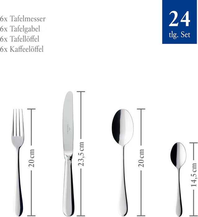 Комплект прибори Villeroy & Boch - 24 части