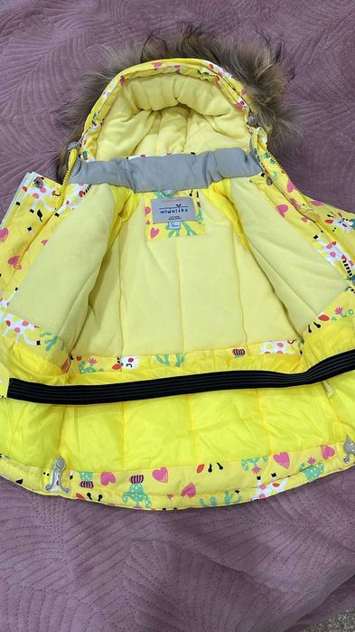 зимний комбинезон для девочки