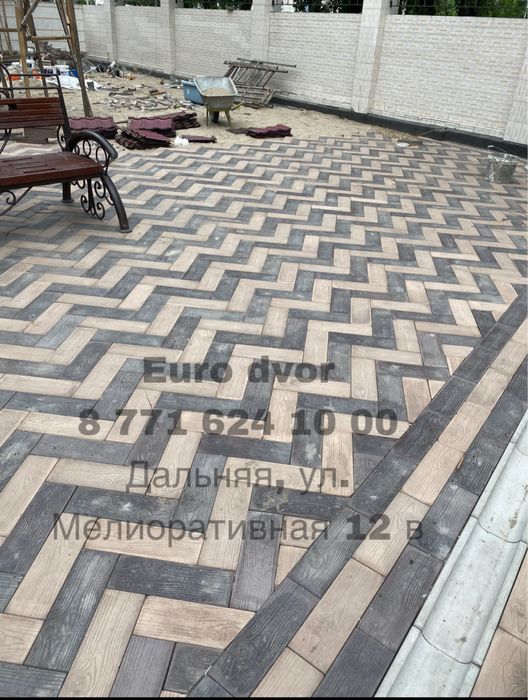 Тротуарная плитка, брусчатка Семей