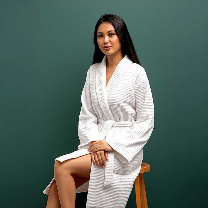 Халат вафельный хлопок • Новый