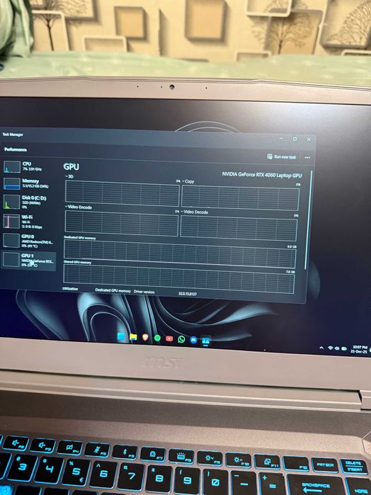 Laptop Gaming MSI + Cooler Inclus
