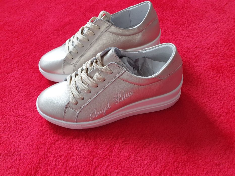 Pantofi sport dama din piele - noi