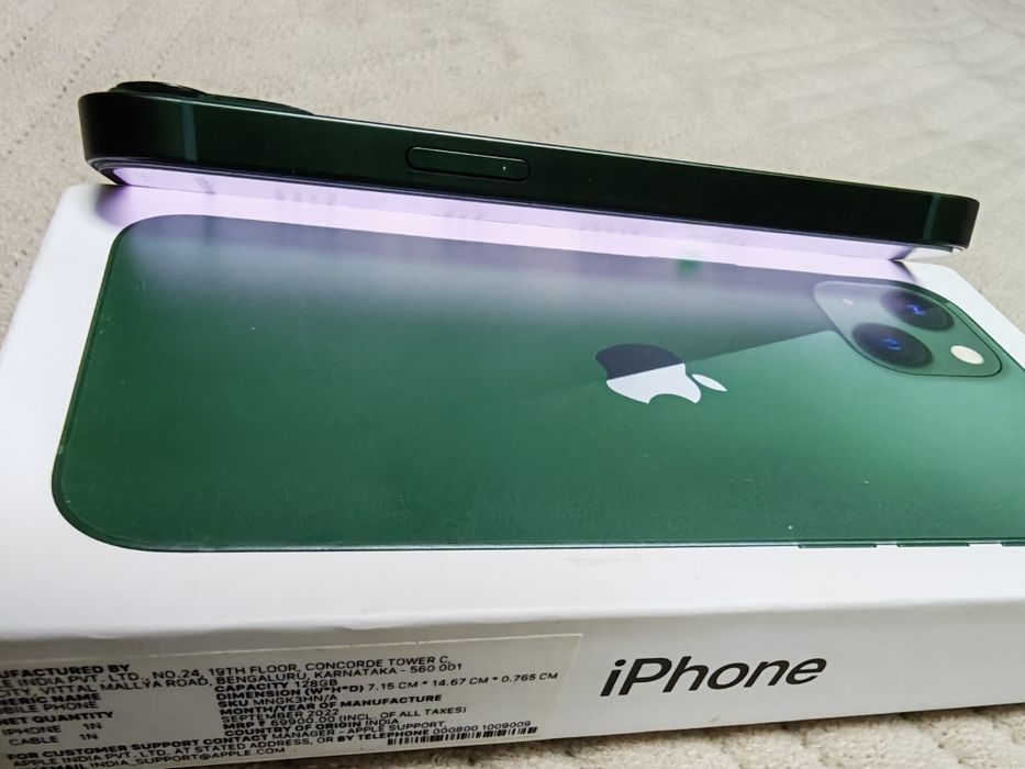 Iphone 13 128 гБ зелёный 84%