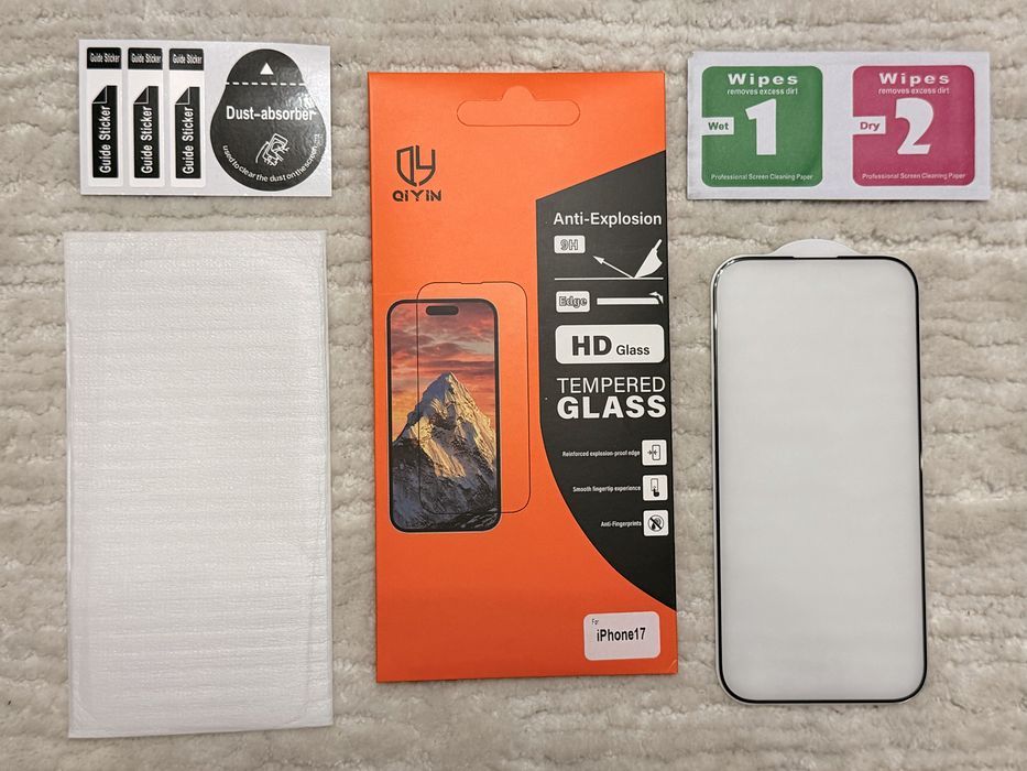 Folie sticlă securizată HD iPhone 17 toate modelele – protectie ecran