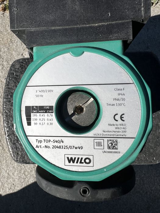 Pompa recirculare wilo