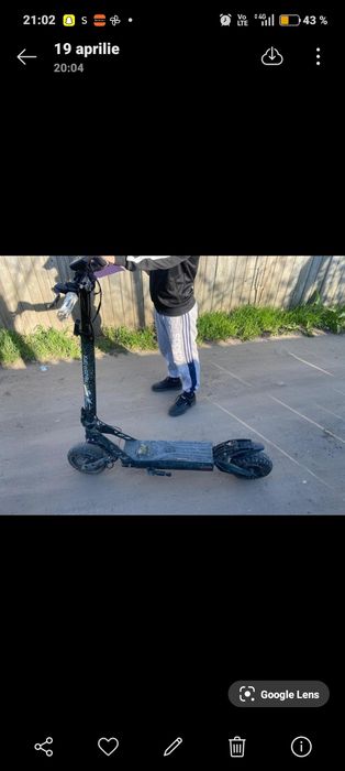 Trotinetă electrica g2 pro cu 2 motoare (dați mesaj in privat pentru piese)