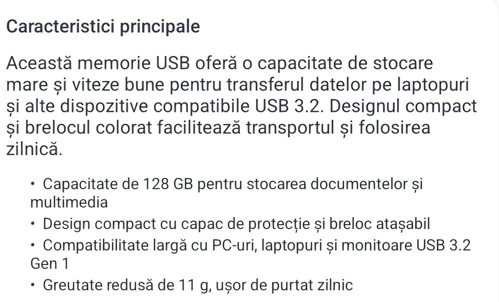 Memorie USB Kingston DataTraveler Exodia 128GB, USB 3.2, Negru/Galben