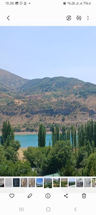 Сижжакда манзарали дача учун 4сотх ховли  ер сотилади коттасувга 400м