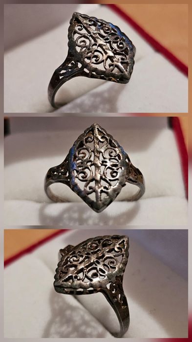 Стари сребърни Немски пръстени - 11 броя ( Проба 925 ) !