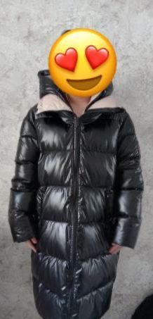 Продам б/у зимний пуховик на девочку подростка в отличном состоянии