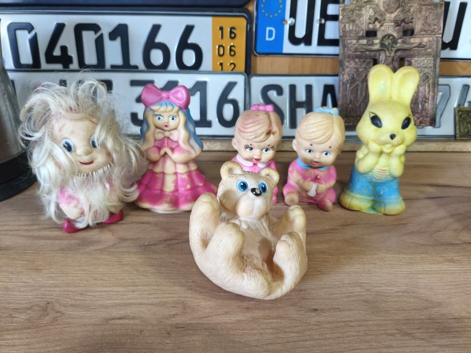 Резиновые игрушки СССР.