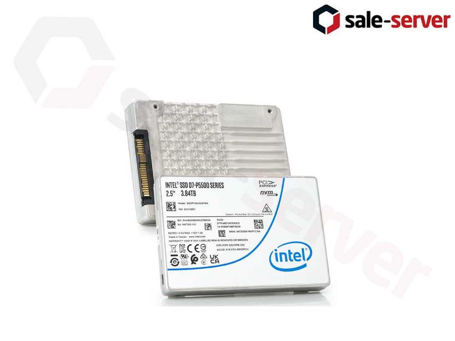 Новый SSD 3.84TB NVMe Intel D7-P5500 Series 2.5" с ГАРАНТИЕЙ!