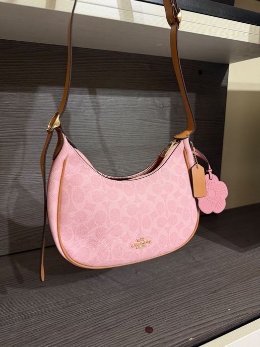 Gentuta Coach Emily Shoulder bag in signature canvas with charms