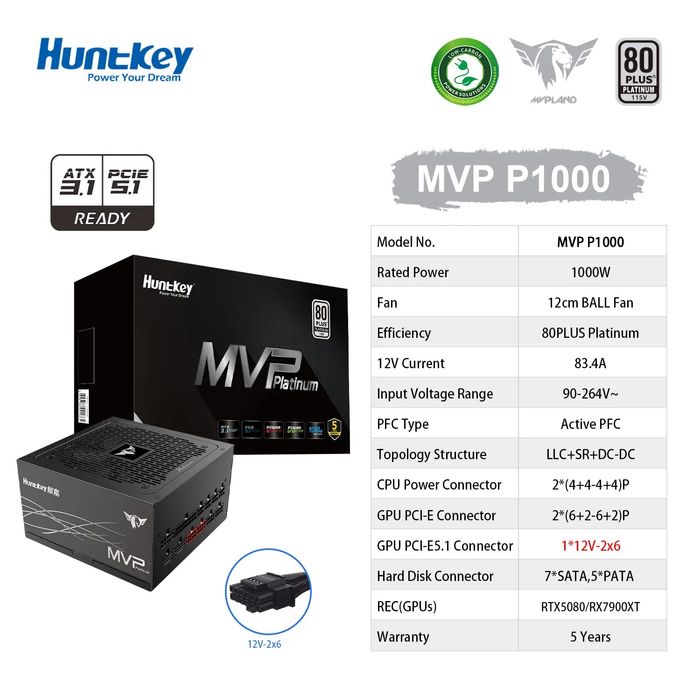 Блок питания 1000W ExeGate PPE