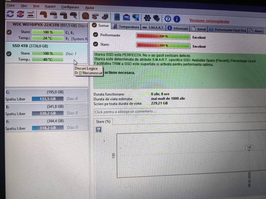 Vând ssd de 4tb  citiți anunțul va rog