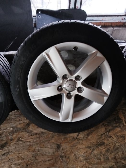 Jante 5x112 r16 cu cauciucuri de vara dot 2025