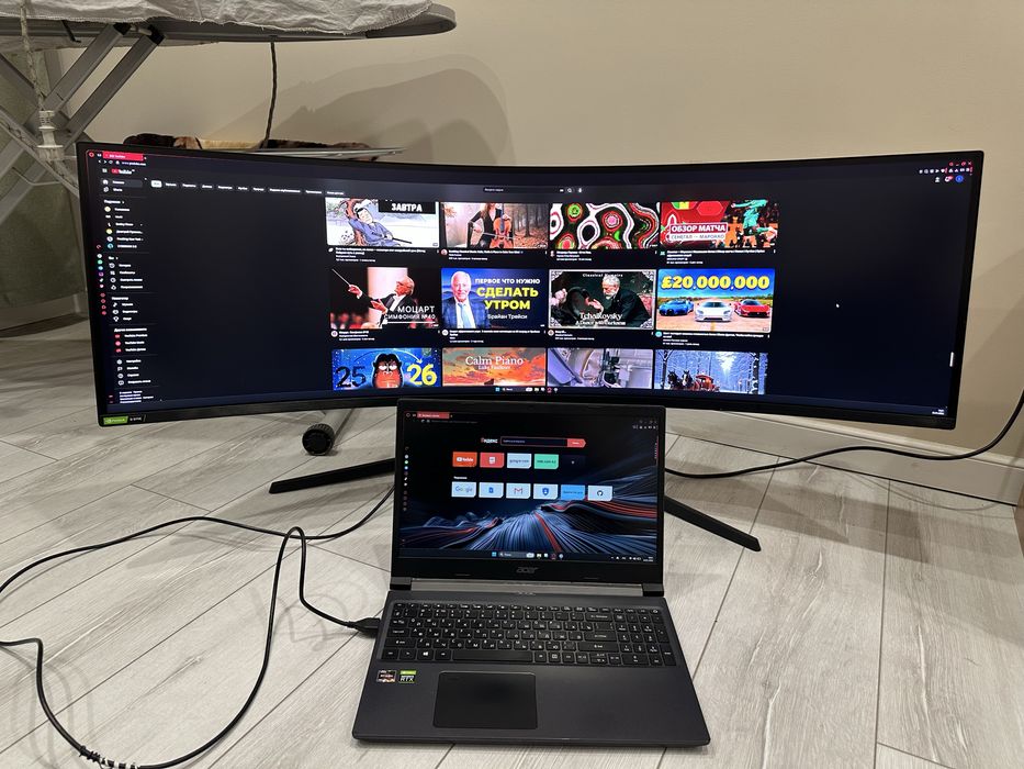 Игровой изогнутый монитор Samsung Odyssey Neo G9 49”