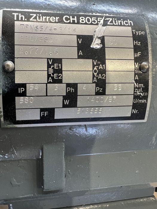 Мотор-редуктор 0.55 kW 87 об