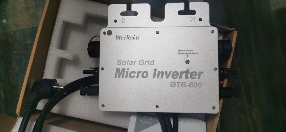 microinvertor breeze 600W solar grid GTB-600-nou, wi-fi, 2 intrari MPPT