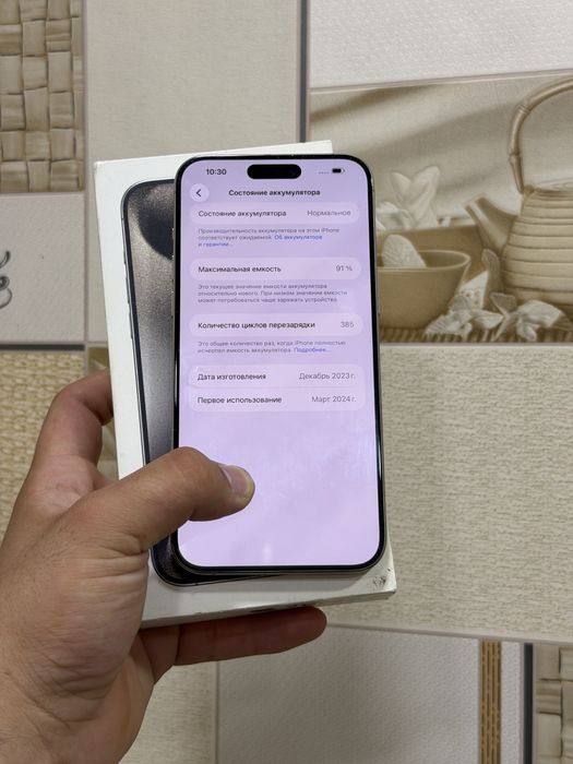 Iphone 15 pro max 256 gb 91%