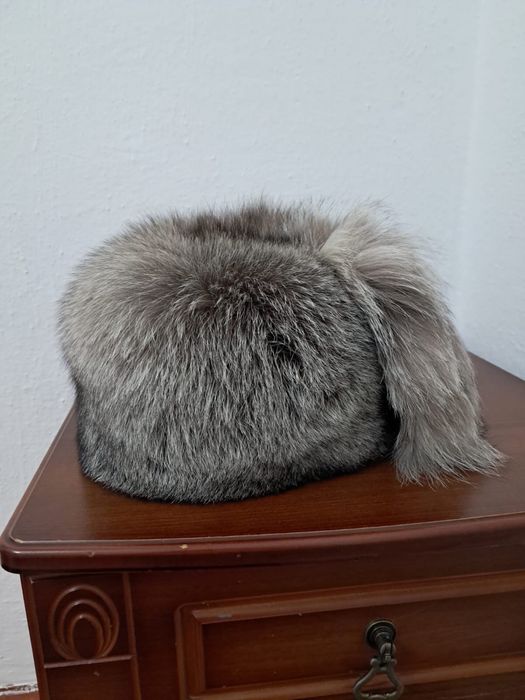 Песец женский шапка