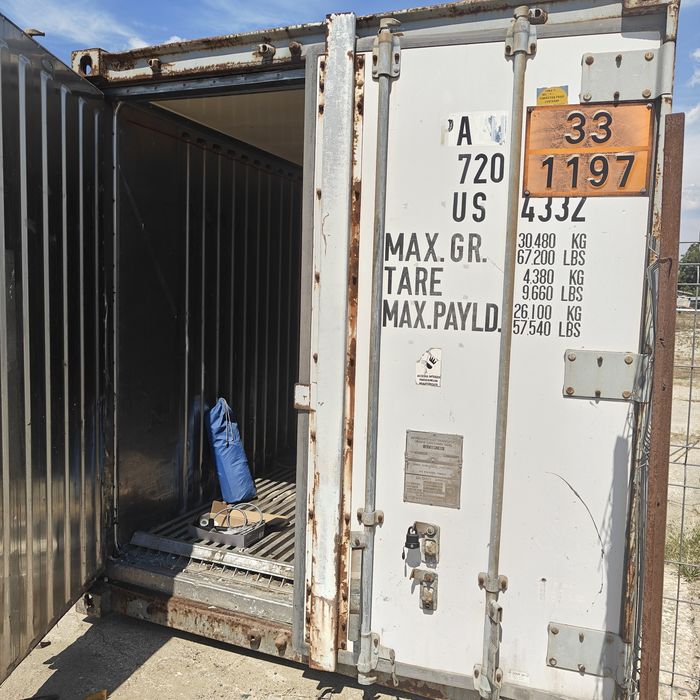 Container maritim frigorific 40ft 12m