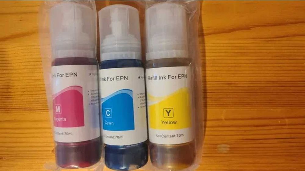 Мастило за всички принтери Epson Ecotank Epson 102, 103, 104, 522, 544, Ecotank ЕТ и Ecotank L серии