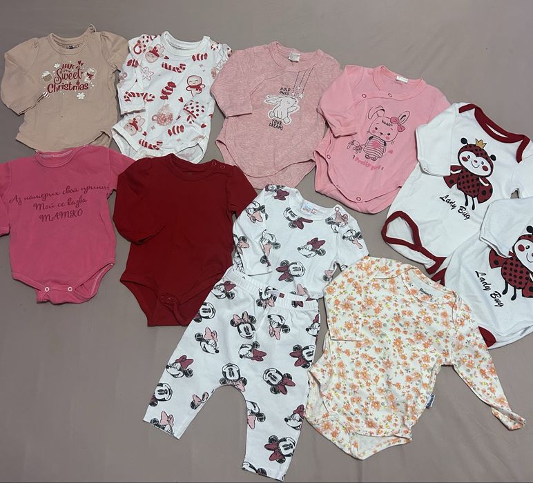 Лот дрешки за момиче размер 62