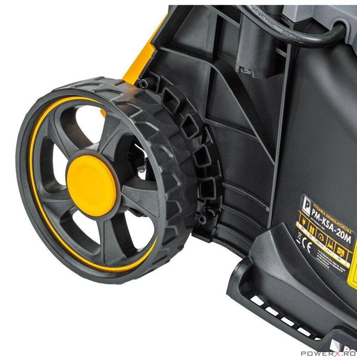 Masina de tuns iarba cu acumulator, Powermat