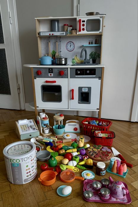 Vand bucatarie lemn Lidl cu multe accesorii