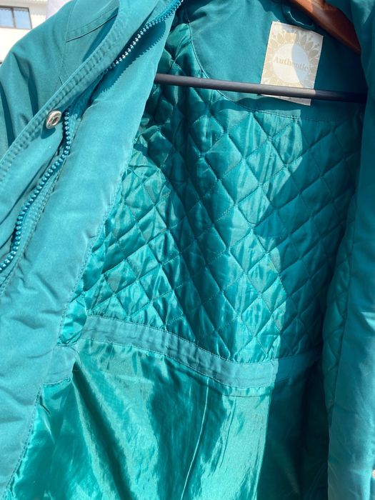 Geaca verde cu gluga