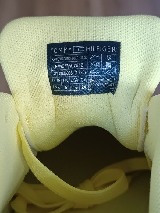 Pantofi sport din piele Tommy Hilfiger dama