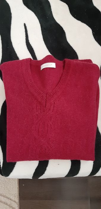 Pulover dama din alpaca 100%,gros ,superb M