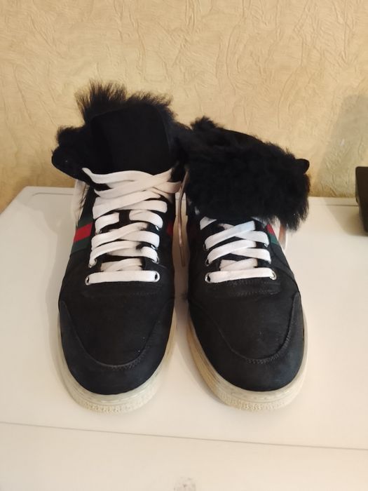 Зимние кеды. GUCCI. Оригинал.