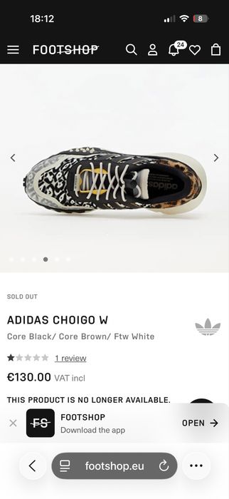 Adidas Originals Choigo W – оригинални дамски маратонки, нови с етикет