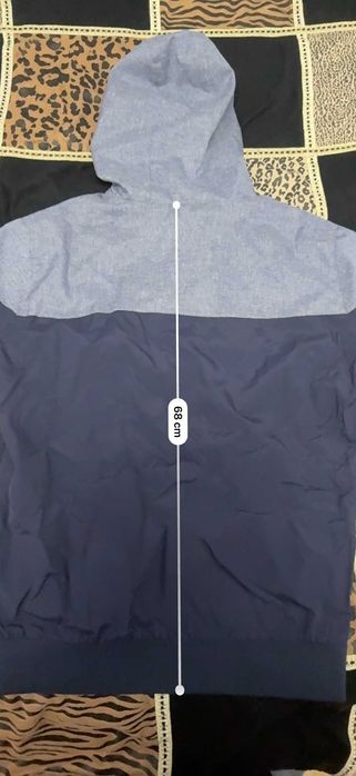 Geacă damă FSBN bleumarin cu glugă, mărimea L – stil sport casual