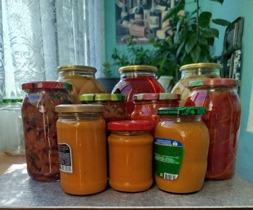 Лечо, баклажаны ,икра кабачковая