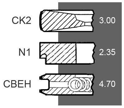 Segmenti  tractor Case