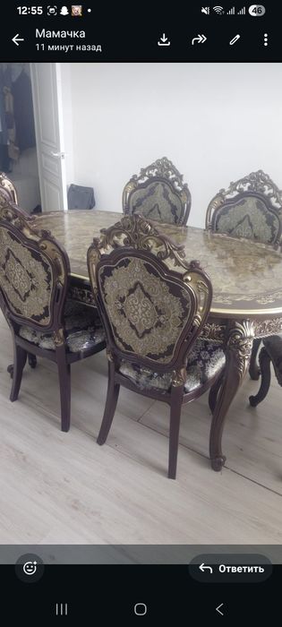 Столь и стульями