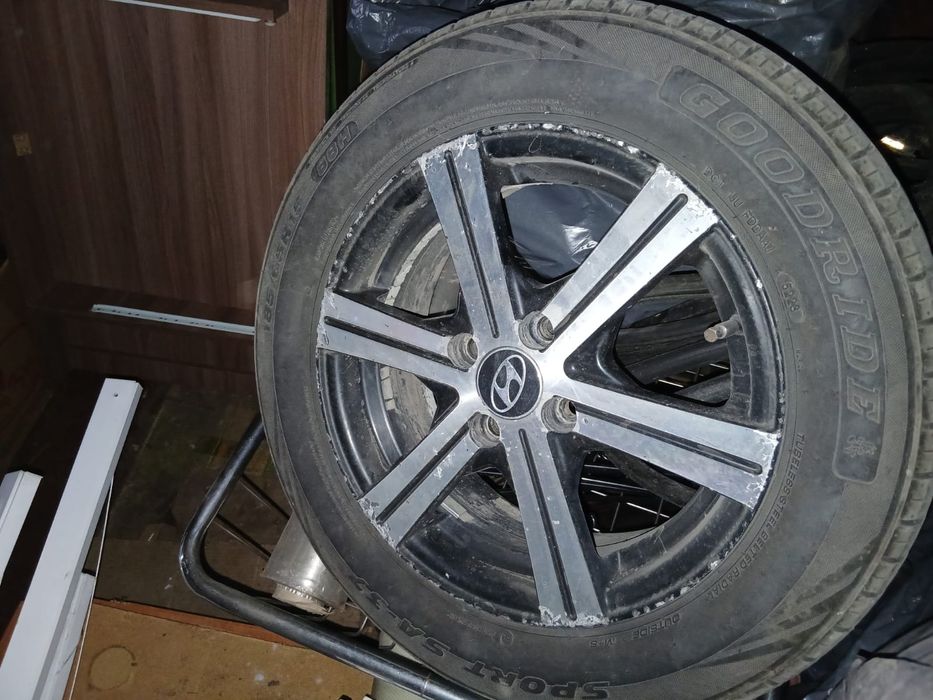 Колесо с диском вместе