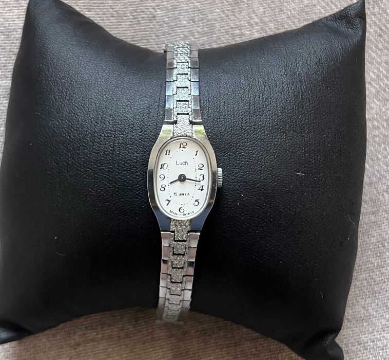 Ceas damă Luch 15 Jewels mecanic, vintage, Belarus, funcțional