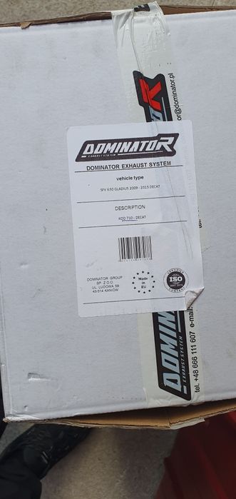 Suzuki gladius sfv 650 DE-CAT Dominator