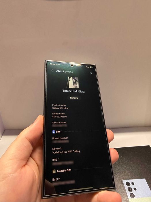 Samsung Galaxy S24 Ultra 1TB, Titanium Blue, varianta exclusiva online