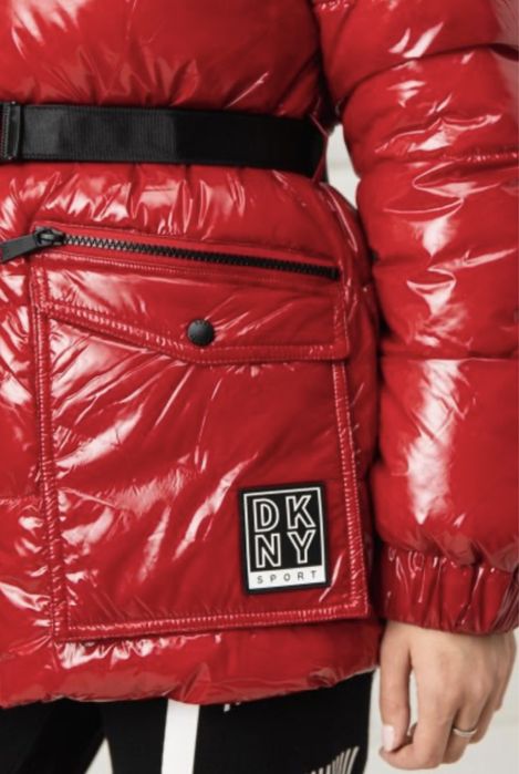 DKNY Geaca de iarna rosu regular fit