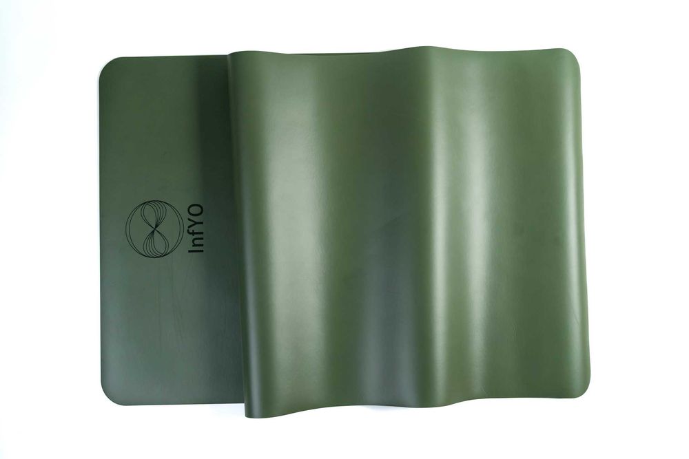 Saltea Yoga Premium Cauciuc Natural Army Green