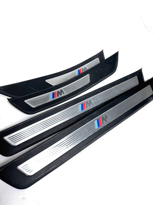 Оригинални BMW F10 m paket вътрешни лайстни прагове врати м пакет laistni pragove  бмв ф10