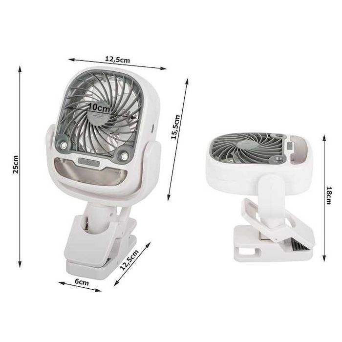 !!!БЕЗПЛАТНА ДОСТАВКА!!! Преносим воден вентилатор 25 x 12,5 x 6 см