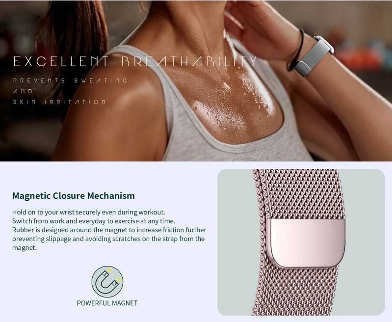 Curea Apple Watch 38 40 41 42 44 45 46 49mm Stainless Steel