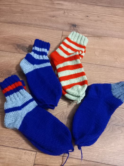 Носки шерстяные  новая пряжа